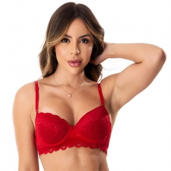 SUTIÃ MICROFIBRA E RENDA REF 700066